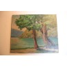 Paintings | Oil on canvas "Trees on the banks of the Moinat" – Moinat SA – Antiques and home décor