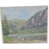 Paintings | Oil on canvas "Lake Montriond 13" Moinat SA – Antiques and home décor