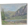 Petite cloche suisse en bronze doré