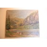 Paintings | Oil on canvas "Lake Montriond 13" Moinat SA – Antiques and home décor