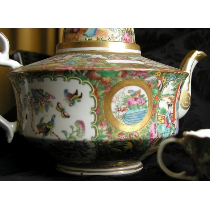 "Canton" tea set. at  Moinat SA  - Antiques and home décor