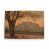 Paintings | Oil on canvas "Grignan Sept. 1952" Moinat SA  - Antiques and home décor
