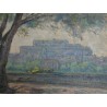 Paintings | Oil on canvas "Grignan Sept. 1952" Moinat SA  - Antiques and home décor