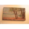 Paintings | Oil on canvas “Lake Geneva Beach” Moinat SA  – Antiques and home décor