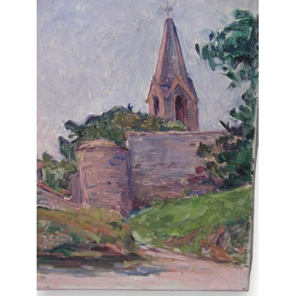 Huile sur toile \"LesAngles, Avignon\"