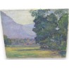 Paintings | Oil on canvas "Bois des Arts", Switzerland, Moinat SA  – Antiques and home décor