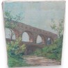 Paintings | Oil on canvas ‘Viaduct’ by Paul Moinat SA  – Antiques and home décor