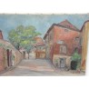 Paintings | Oil on canvas "Roussillon, October" Moinat SA – Antiques and home décor