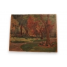 Huile sur panneau "Jardin 1925"