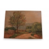 Huile sur panneau "Croisement" de Paul