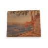 Paintings | Oil on panel, ‘Barque’ by Paul Moinat SA  – Antiques and home décor