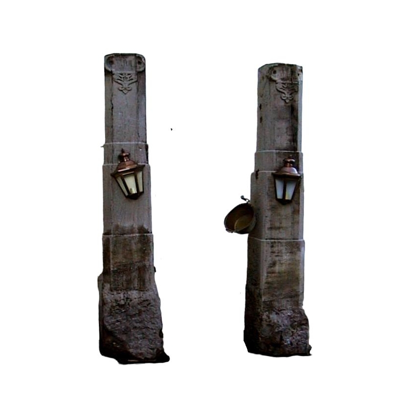 Pair of portal columns.