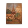 Paintings | Oil on panel "Church of Gsteig Moinat SA  - Antiques and home décor"