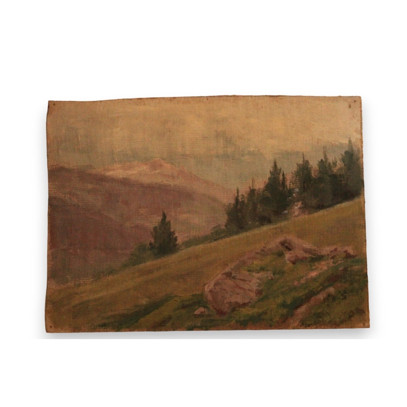 Paintings | Oil on canvas ‘Mountain’ by Paul Moinat SA  – Antiques and home décor