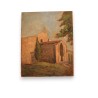 Paintings | Oil on panel, ‘Monastery’ by Paul Moinat SA  – Antiques and home décor