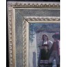 Paintings | Painting entitled ‘Characters in Sorente’, monogrammed. Moinat SA  – Antiques and home décor