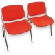 Paire de chaises modèle DSC 106 de Piretti