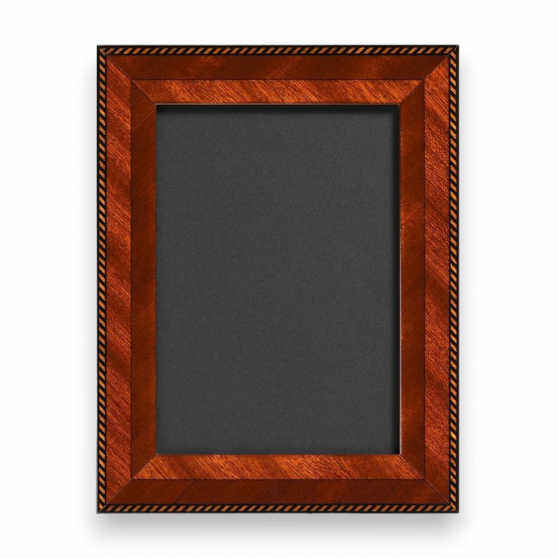 Cadre à photo "Rope" en bois marqueté