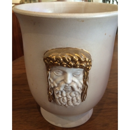 Pair of "Bacchus" vases, in porcelain, by  Moinat SA  - Antiques and home décor