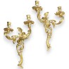  Paire d'appliques style Louis XV à 2 sur  Moinat SA  - Antiquités décoration