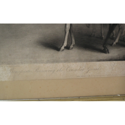 English engraving on ‘Bonaparte’ paper by Moinat SA – Antiques and decorative items – Engravings, lithographs