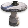 Round table, made of Vicenza stone, featuring  Moinat SA  - Antiques and home décor