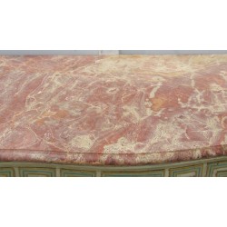 Console table with a pink marble top. At  Moinat SA  - Antiques and home décor