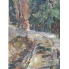 Paintings | Swiss oil on canvas, ‘Sous-bois’, Moinat SA  – Antiques and home décor