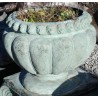 Cache-pot rond décor de \"Têtes de lions\"