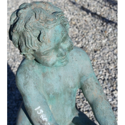  Fontaine "Enfant et grenouille" en sur  Moinat SA  - Antiquités décoration