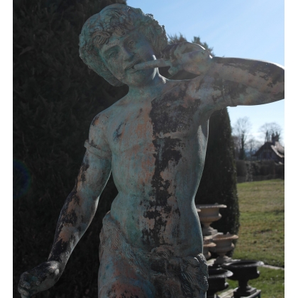  Bronze Joueur de flute sur  Moinat SA  - Antiquités décoration