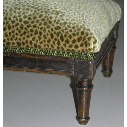 French Directoire-style stool, in beech. Available from  Moinat SA  - Antiques and home décor
