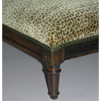 French Directoire-style stool, in beech. Available from  Moinat SA  - Antiques and home décor