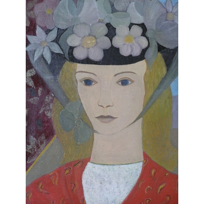 Paintings | Oil on canvas painting: ‘Portrait of Moinat SA’ – Antiques and home décor