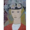 Paintings | Oil on canvas painting: ‘Portrait of Moinat SA’ – Antiques and home décor