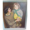 Paintings | Swiss oil on canvas “Portraits of Women” by Moinat SA – Antiques and home décor