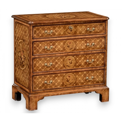  Petite commode à 4 tiroirs en sur  Moinat SA  - Antiquités décoration