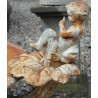  Vasque en fonte blanche "Angelots" sur  Moinat SA  - Antiquités décoration