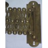 Extendable wall light, made of brass. Available from  Moinat SA  - Antiques and home décor