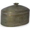 Iranian oval brass box, engraved by  Moinat SA  - Antiques and decorative items