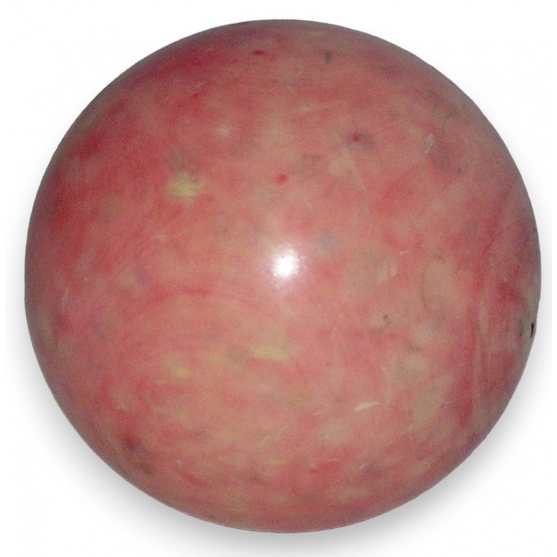Grande boule de billard, coloris rose.