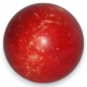 Grande boule de billard, coloris rouge.