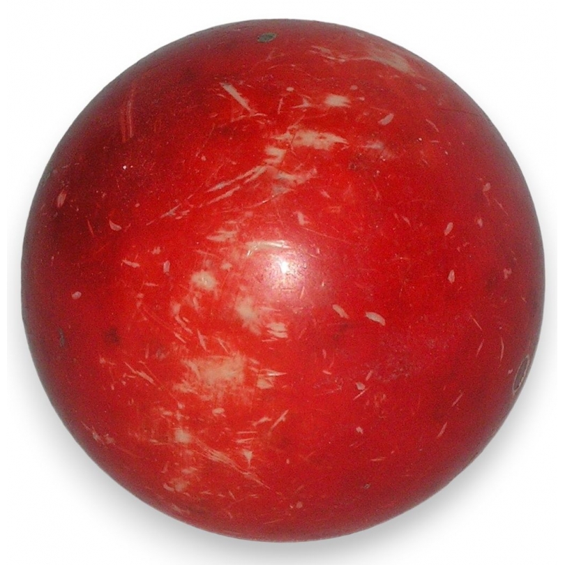 Grande boule de billard, coloris rouge.