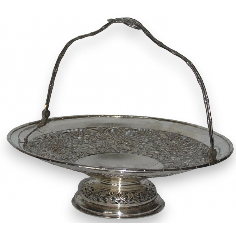  Coupe avec anse chinoise en argent sur  Moinat SA  - Antiquités décoration