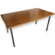 Table rectangulaire plateau en bois de