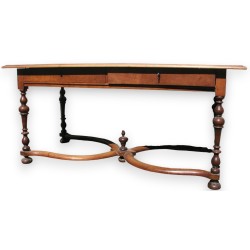  Table-bureau Louis XIII avec 2 tiroirs. sur  Moinat SA  - Antiquités décoration