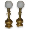  Paire de lampes à huile françaises, en sur  Moinat SA  - Antiquités décoration