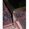  Table basse rectangulaire chromée et sur  Moinat SA  - Antiquités décoration