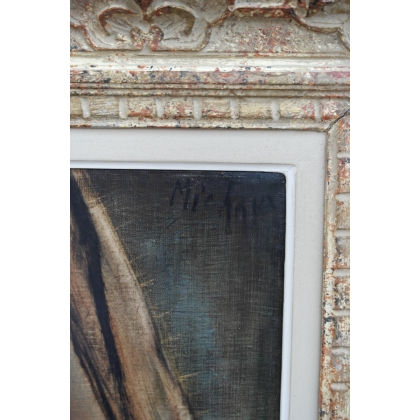 Paintings | Oil on canvas painting ‘Pure Love’, Moinat SA  – Antiques and home décor