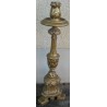 Pair of carved wooden candlesticks by Moinat SA – Antiques and home décor
